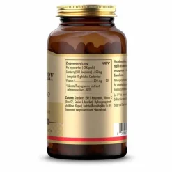 Solgar Cranberry plus Kapseln, 60 St Vitamin C (Ascorbinsäure)
