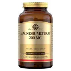 Solgar Magnesium Citrat 200 mg Tabletten, 60 St