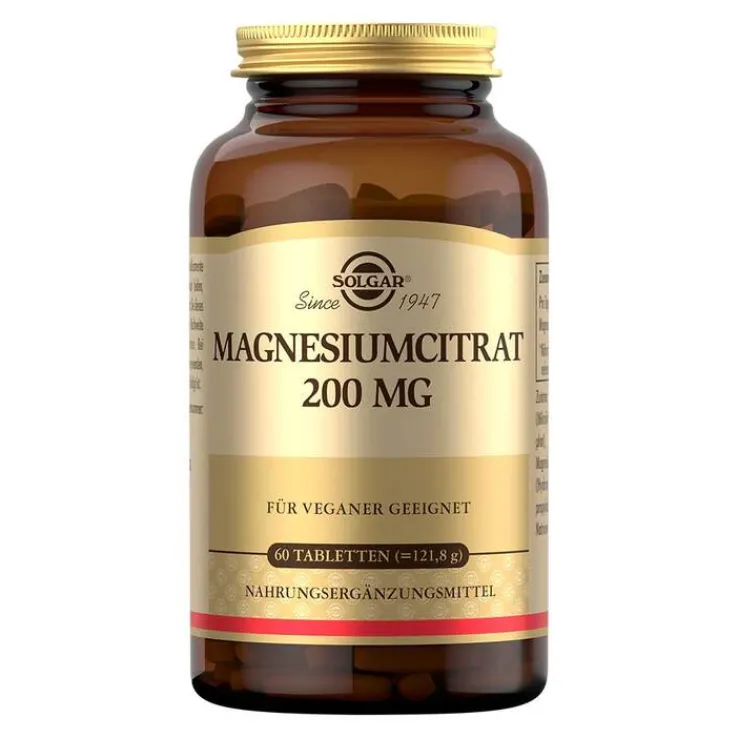 Solgar Magnesium Citrat 200 mg Tabletten, 60 St