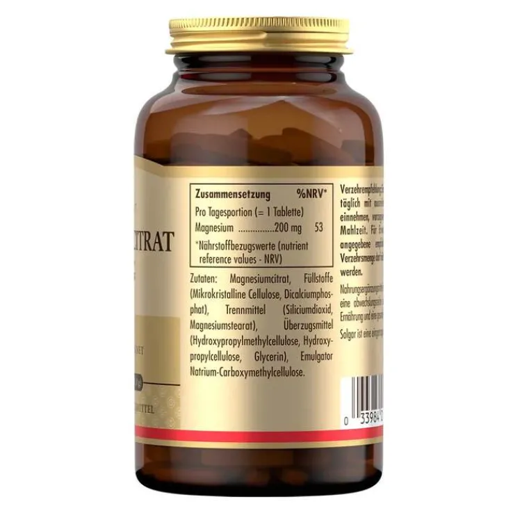 Solgar Magnesium Citrat 200 mg Tabletten, 60 St
