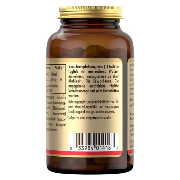 Solgar Magnesium Citrat 200 mg Tabletten, 60 St