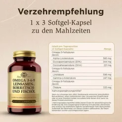 Outlet Omega 3 - 6 - 9 Kapseln, 60 St Omega 3 Kapseln