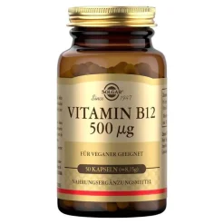 Solgar Vitamin B12 500 µg Kapseln, 50 St