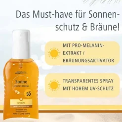 New Sonne Schutz & Bräune Pump-Spray bronze LSF 50, 200 ml Lsf 50+