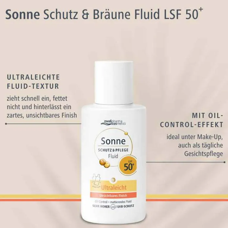 Best Sonne Schutz & Pflege Fluid ultraleicht LSF 50 + , 50 ml Lsf 50+