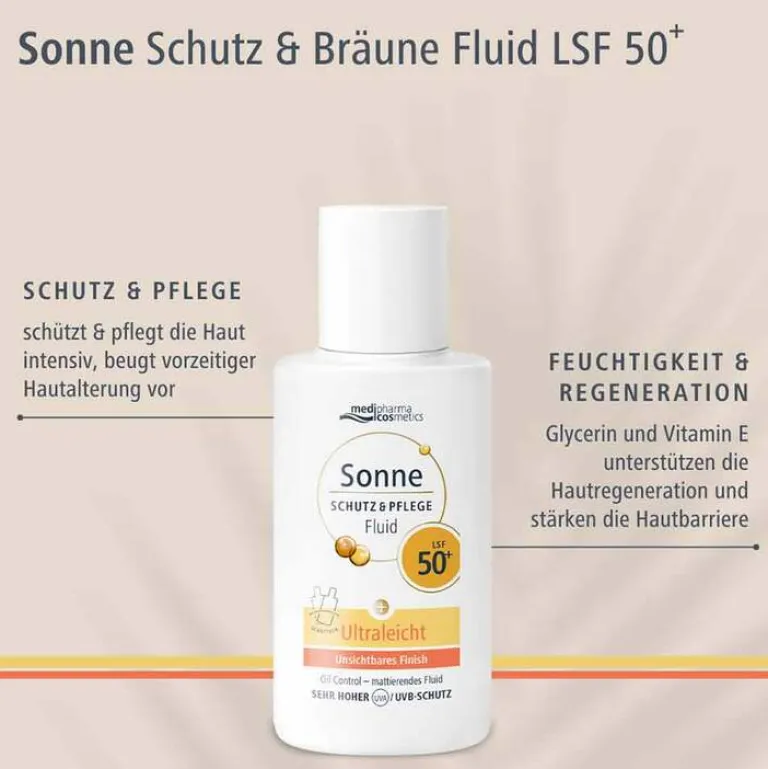 Best Sonne Schutz & Pflege Fluid ultraleicht LSF 50 + , 50 ml Lsf 50+