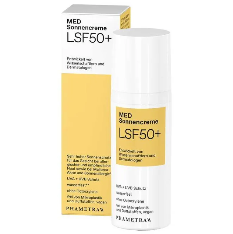Clearance Phametra Sonnencreme LSF 50 + , 50 ml