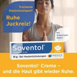 Outlet Soventol ® HydroCort 0,5% Creme bei akuten Hautentzündungen, 15 g