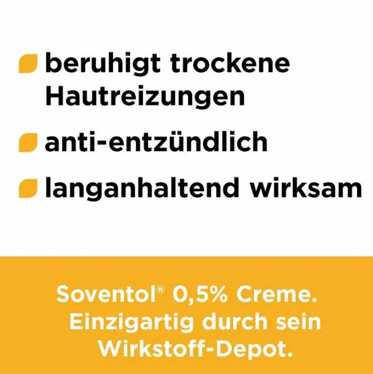 Outlet Soventol ® HydroCort 0,5% Creme bei akuten Hautentzündungen, 15 g