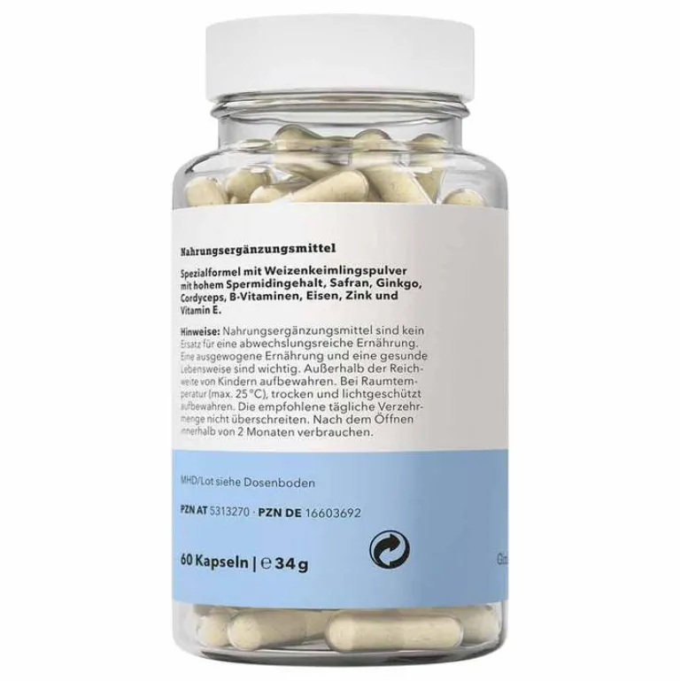 Outlet Spermidin Gedächtnis Kapseln, 60 St Spermidin