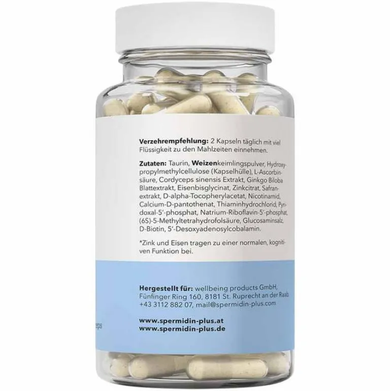 Outlet Spermidin Gedächtnis Kapseln, 60 St Spermidin