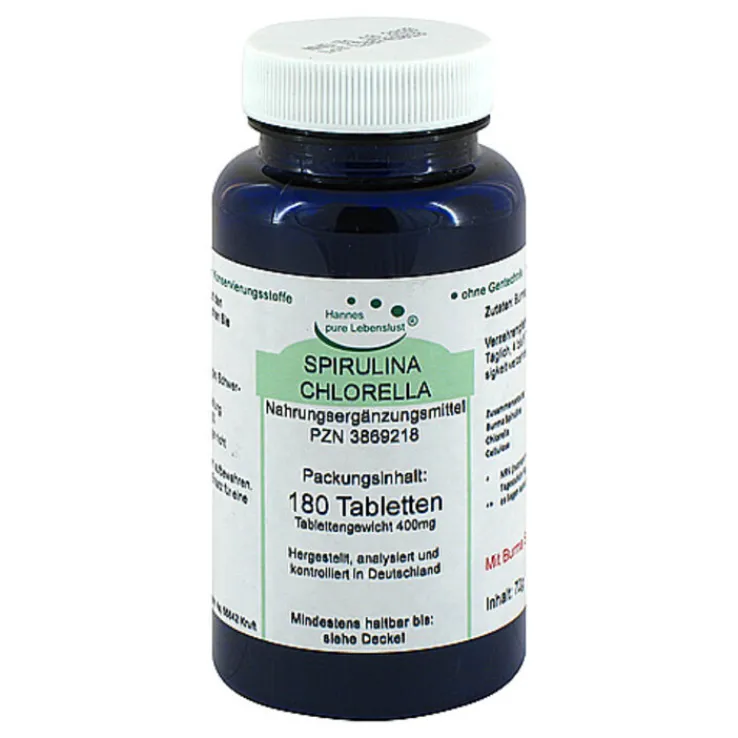 Spirulina + Chlorella Tabletten, 180 St
