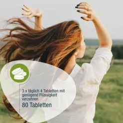 Spirulina 500 mg Bio Naturland Tabletten, 80 St