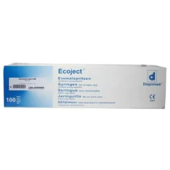 Discount Spritzen Einmal Luer Ecoject, 100X2 ml Einmalspritzen