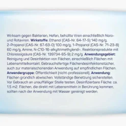 surface wipes Oberflächendesinfektion, 60 St Flächendesinfektionsmittel