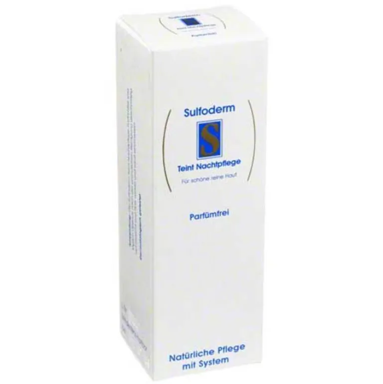 New Sulfoderm S Teint Nachtpflege parfümfrei, 40 ml