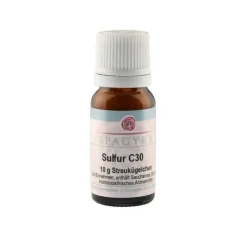 Sulfur C30 Globuli, 10 g