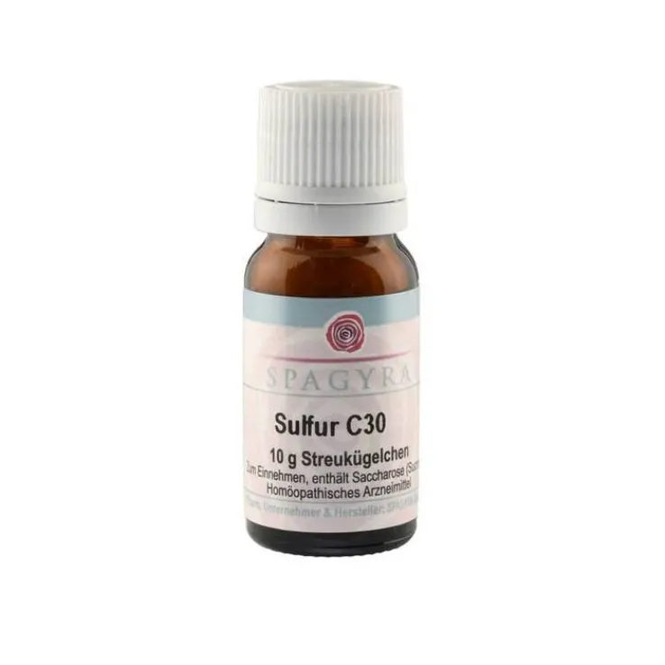 Sulfur C30 Globuli, 10 g
