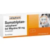Sumatriptan-ratiopharm bei Migräne 50 mg Filmtabletten , 2 St