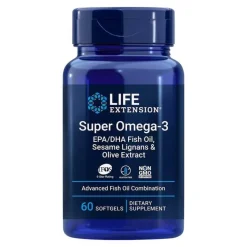 Outlet Life Extension Europe Super Omega-3 EPA / DHA Weichkapseln, 60 St