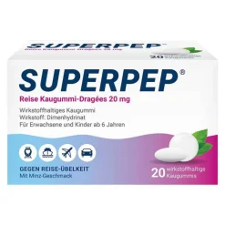 SUPERPEP® Reise Kaugummi-Dragées, 20 St