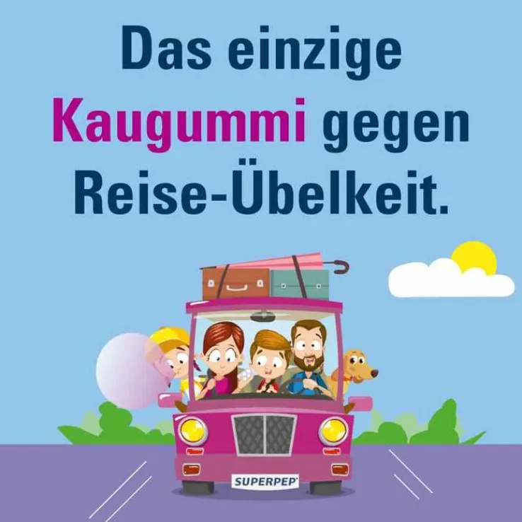 SUPERPEP® Reise Kaugummi-Dragées, 20 St