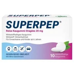 Hot Superpep ® Reise Kaugummi-Dragées , 10 St