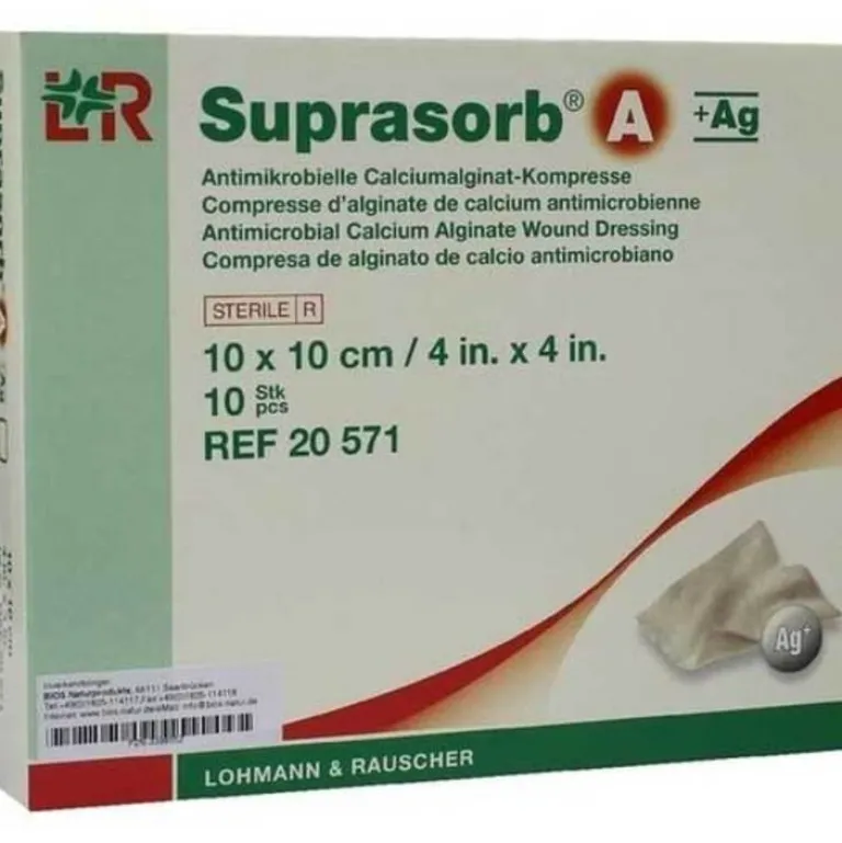 New Suprasorb A + Ag Antimik.Cal.A, 10 St