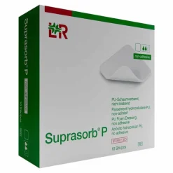 Outlet Suprasorb P PU-Schaumv.7,5x7,5cm nicht klebend, 10 St Wundverband