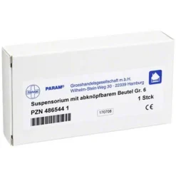 Online Param Suspensorium Größe 6 abknöpfbarer Beutel, 1 St