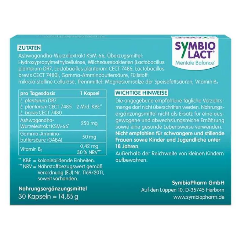 Online Mentale Balance Kapseln, 30 St Hirnleistung & Nerven