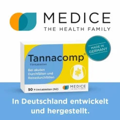Tannacomp® Filmtabletten bei akutem Durchfall , 50 St