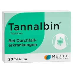 Hot Tannalbin ® Tabletten bei Durchfallerkrankungen, 20 St
