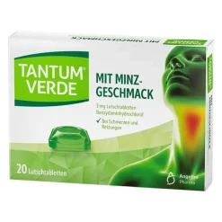 New mit Minzgeschmack 3 mg Lutschtabletten, 20 St Halsschmerztabletten