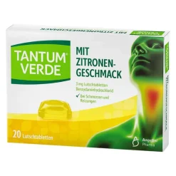 Clearance mit Zitronengeschmack 3 mg Lutschtabletten, 20 St Halsschmerztabletten