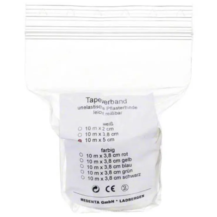 Tapeverband 10mx5cm weiß, 1 St