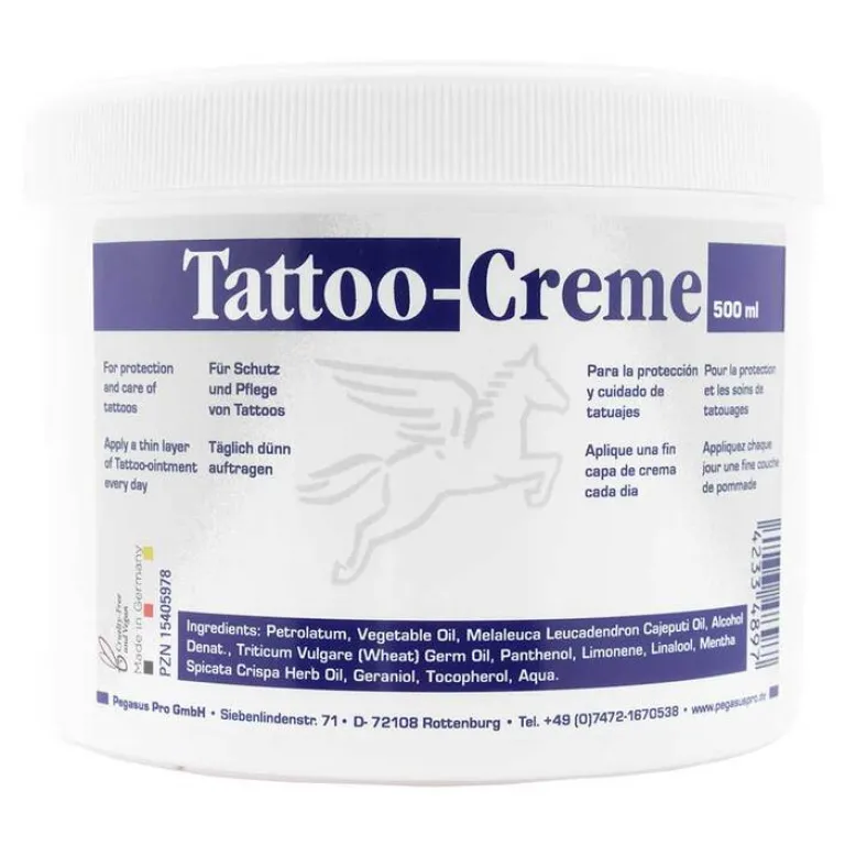 Tattoo Creme , 500 ml Tattoo Pflege
