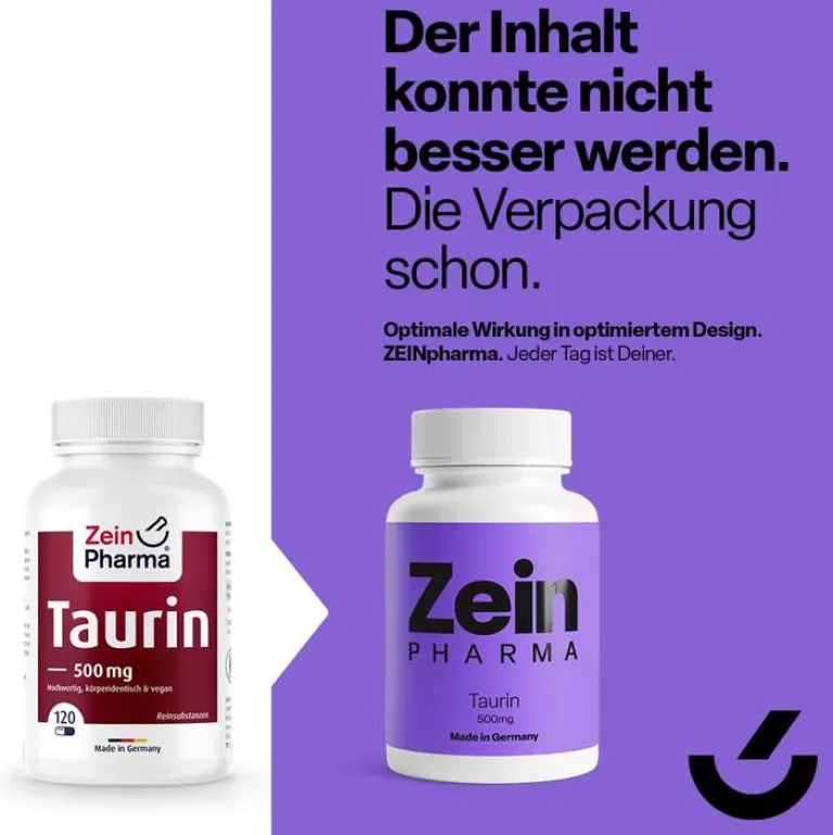 Online Zein Pharma Taurin 500 mg Kapseln, 120 St
