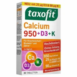 Outlet Calcium 950 + D3 + K Tabletten, 30 St Vitamin D (Colecalciferol)|Vitamin K