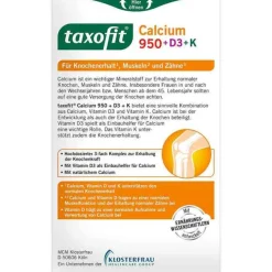 Outlet Calcium 950 + D3 + K Tabletten, 30 St Vitamin D (Colecalciferol)|Vitamin K