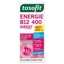 Online Energie B12 400 direkt Schmelztabletten, 30 St Vitamin B12 (Cobalamin)