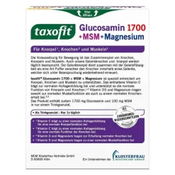 Clearance Glucosamin 1700 + MSM + Magnesium Sticks, 20X4 g Glucosamin-Chondroitin