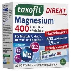 Online Magnesium 400 + B1 + B6 + B12 + Folsäure 800 Granulat, 20 St Multivitamine|Magnesium