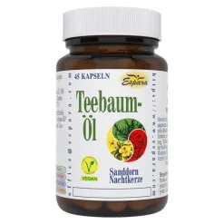 Teebaum Öl Kapseln, 45 St Essentielle Fettsäuren