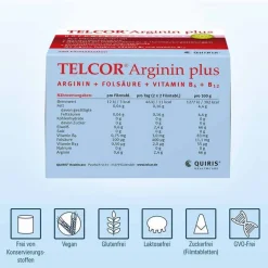 Hot TELCOR® Arginin plus Filmtabletten, 60 St Aminosäuren|Homocysteinspiegel