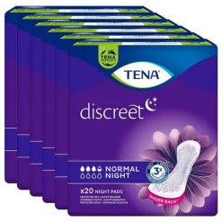 Discount Tena ® discreet Normal Night Einlagen bei Inkontinenz, 6X20 St