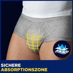 New ® MEN ACTIVE FIT Pants Normal grau L/XL bei Inkontinenz, 10 St Windeln & Pants