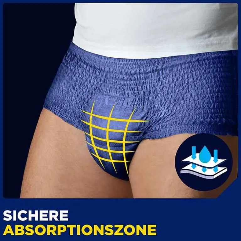 Sale ® MEN ACTIVE FIT Plus Pants blau S/M bei Inkontinenz, 12 St Windeln & Pants
