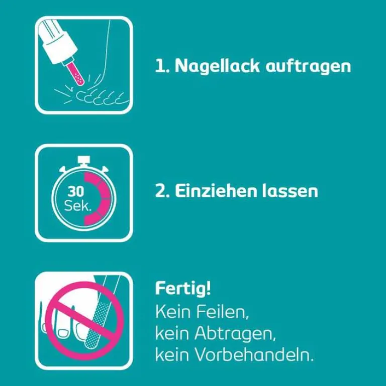 Best Terbinafin- Nagellack gegen Nagelpilz, 6.6 ml Nagelpilz Lack