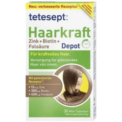 Tetesept Haarkraft Depot Filmtabletten, 30 St